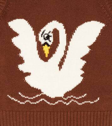 Intarsia wool vest | Mini Rodini