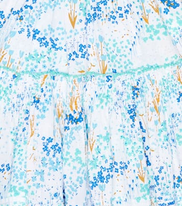 Aurora floral cotton dress | Poupette St Barth Kids