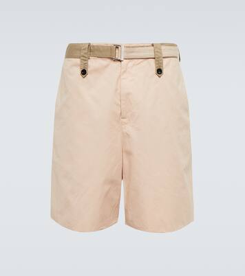 Cotton chino shorts | Sacai