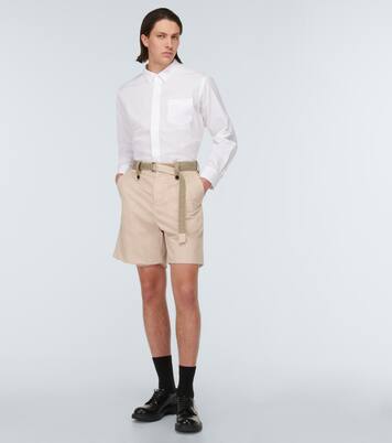 Cotton chino shorts | Sacai