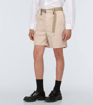 Cotton chino shorts | Sacai