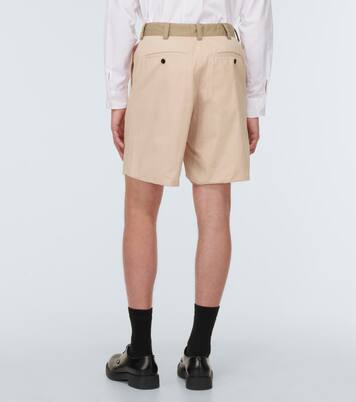 Cotton chino shorts | Sacai