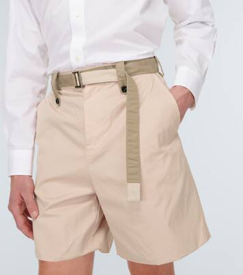 Cotton chino shorts | Sacai