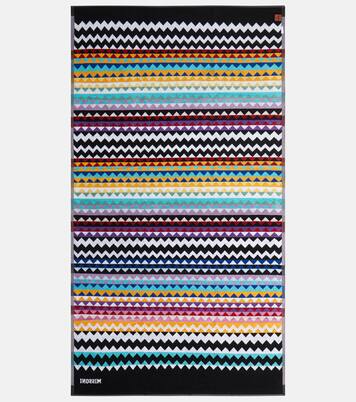 Cyrus Zig Zag cotton terry beach towel | Missoni