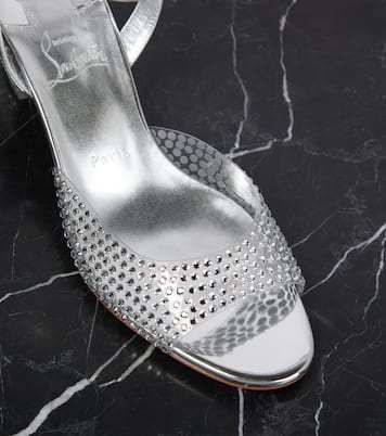 Cassandrissima embellished PVC sandals | Christian Louboutin