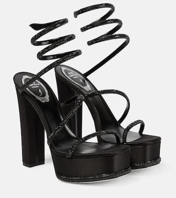 Cleo embellished platform sandals 130 | Rene Caovilla