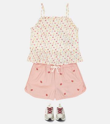 Floral cotton blend shirt | Polo Ralph Lauren Kids