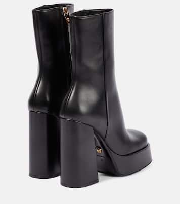 Plateaustiefel Medusa Aevitas aus Leder | Versace