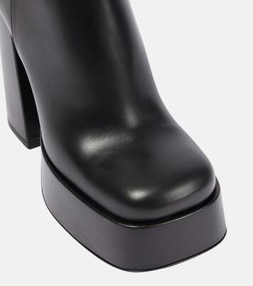 Plateaustiefel Medusa Aevitas aus Leder | Versace