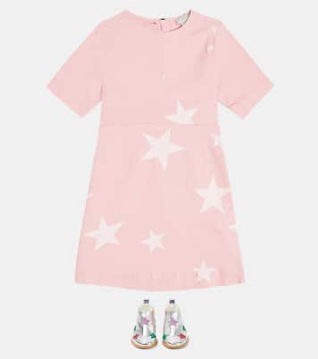 Printed denim dress | Stella McCartney Kids