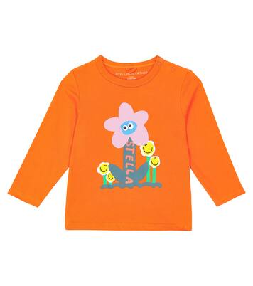Baby printed cotton jersey T-shirt | Stella McCartney Kids