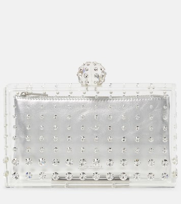 Tequila crystal-embellished clutch | Aquazzura