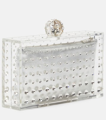 Tequila crystal-embellished clutch | Aquazzura