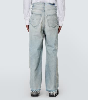 디스트레스드 와이드 진 | Balenciaga