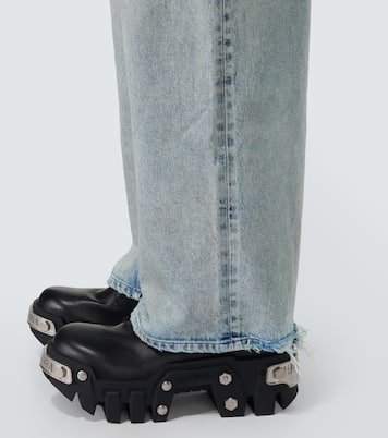 디스트레스드 와이드 진 | Balenciaga