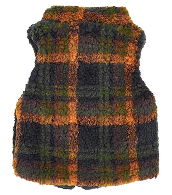 Bebé - chaleco Lars de teddy a cuadros | 1 + in the Family