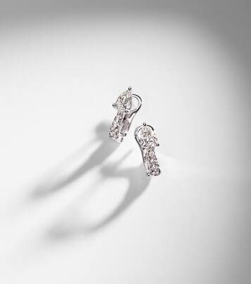 Ohrringe aus 18kt Weißgold mit Diamanten | Anita Ko