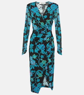 Nevine printed jersey midi dress | Diane von Furstenberg