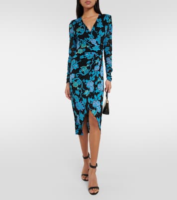 Nevine printed jersey midi dress | Diane von Furstenberg