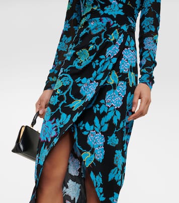 Nevine printed jersey midi dress | Diane von Furstenberg