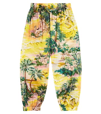 Alight printed cotton pants | Zimmermann Kids