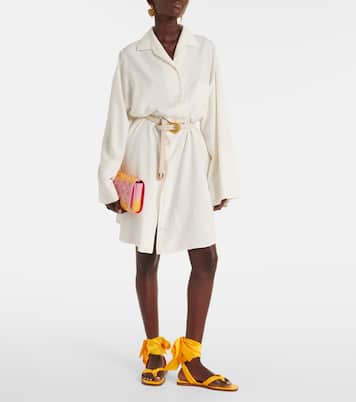 Sandales Nilo Du Désert en satin | Christian Louboutin