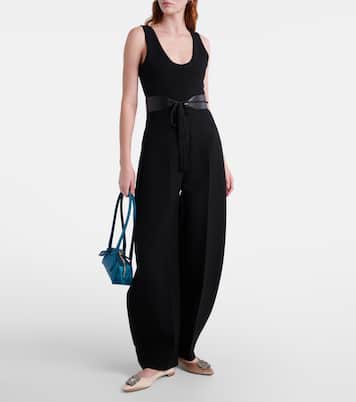 Hangisiflat 70 embellished satin ballet flats | Manolo Blahnik