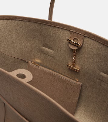 Ghiera Large leather tote bag | Loro Piana