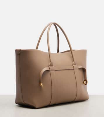 Ghiera Large leather tote bag | Loro Piana