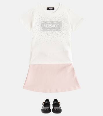 La Medusa patent leather Mary Jane flats | Versace Kids