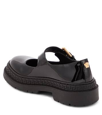 La Medusa patent leather Mary Jane flats | Versace Kids