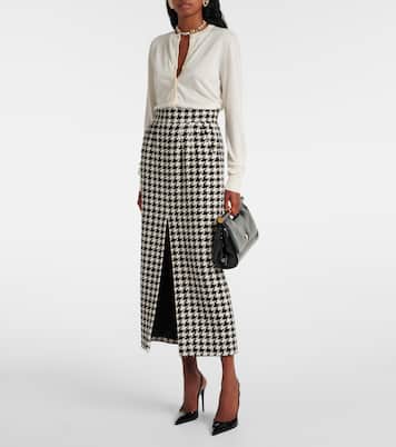 Cardigan DG aus Kaschmir und Seide | Dolce&Gabbana