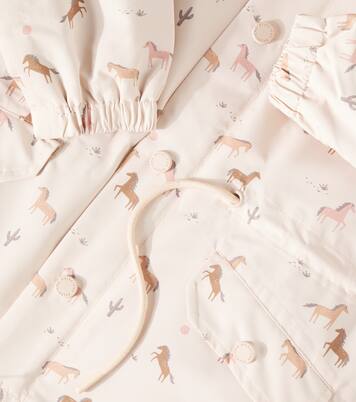 Printed raincoat | Rylee + Cru