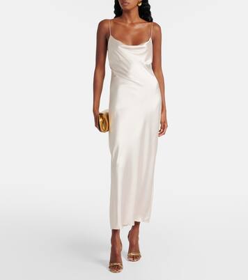 Midikleid Sense of Shine aus einem Seidengemisch | Dorothee Schumacher