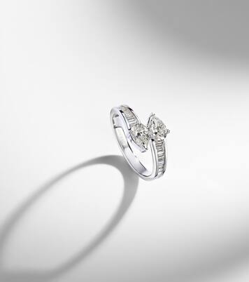 Bague Saturn en or blanc 18 ct et diamants | Anita Ko