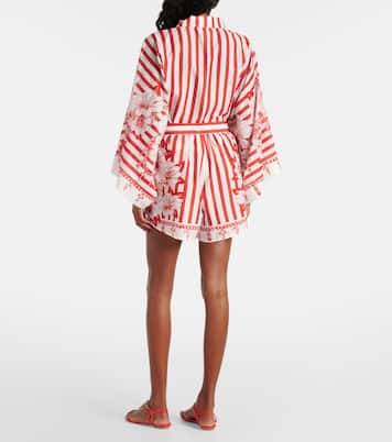 Shorts Floral Chains aus Baumwolle | Farm Rio