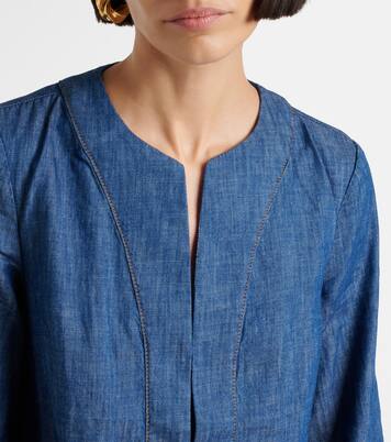 Wylie denim tunic | Zimmermann