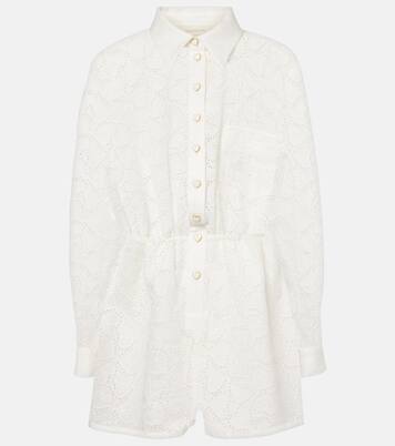 Mono Crush Embroidered de lino | Zimmermann