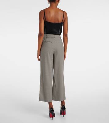 Miki checked capri pants | Simkhai