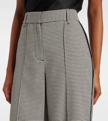 Miki checked capri pants | Simkhai