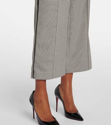 Miki checked capri pants | Simkhai