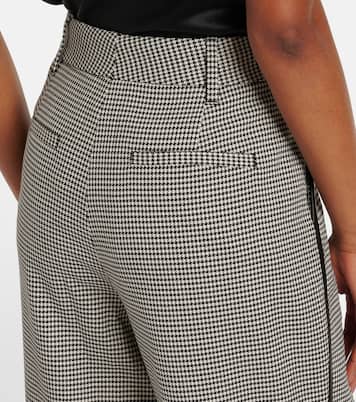 Miki checked capri pants | Simkhai