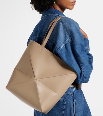 Borsa Puzzle Fold Medium in pelle | Loewe
