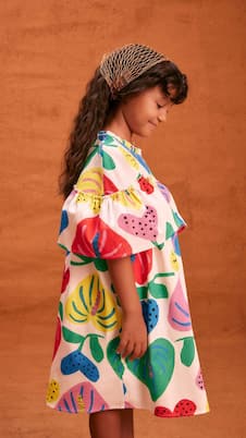 Amor de Flor printed cotton dress | Fábula