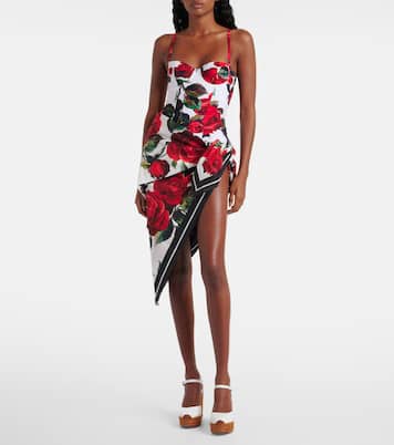 Floral cotton beach cover-up | Dolce&Gabbana