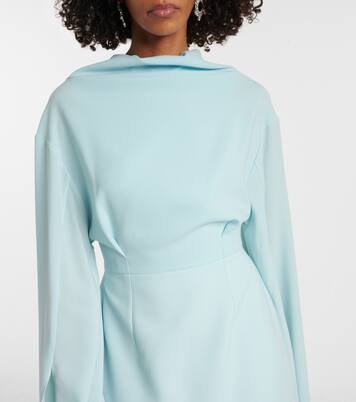 Robe midi Nour en crêpe | Roksanda