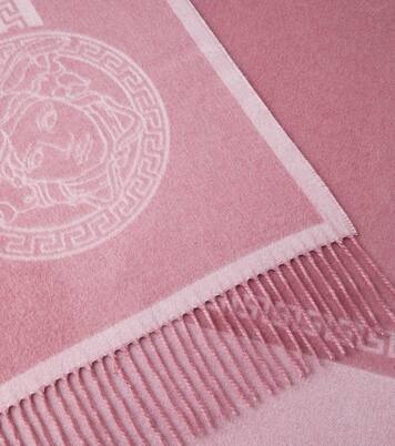 Barocco jacquard silk and cashmere blanket | Versace Home