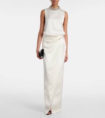 Wickelrock aus Seidensatin | Tom Ford