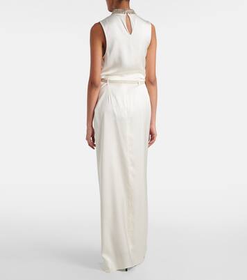 Wickelrock aus Seidensatin | Tom Ford