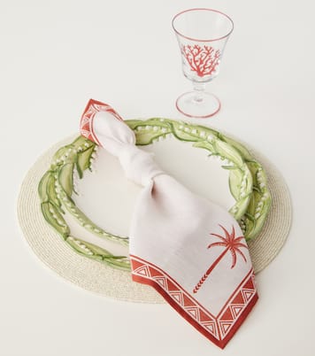 Crab set of 2 beaded placemats | Les-Ottomans